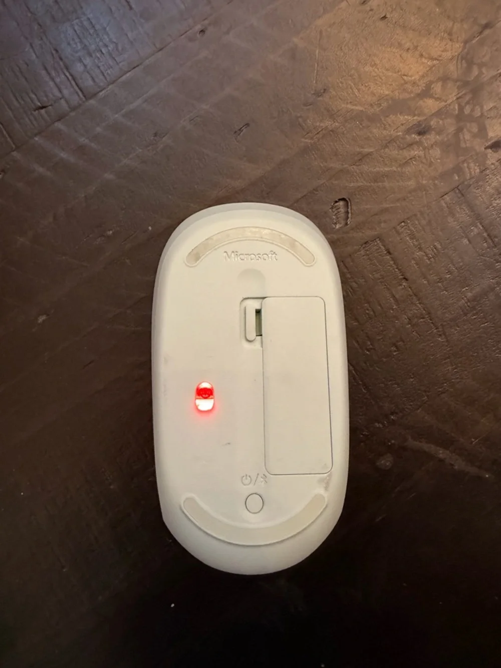 Microsoft White Wired Optical Mouse with Scroll Wheel